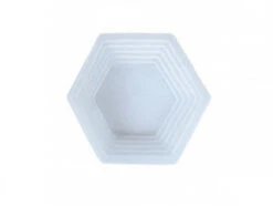 Moule En Silicone - Coupelle Hexagonal - 16 X 14,5 Cm