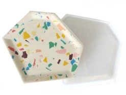 Moule En Silicone - Coupelle Hexagonale Irrégulière