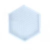 Moule En Silicone - Dessous De Verre Hexagonal - 12 X 10,5 Cm