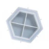 Moule En Silicone - Petite Coupelle Hexagonale - 13,1 X 11,6 Cm