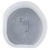 Moule En Silicone - Visage Rond Abstrait
