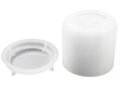 Moule Silicone - Boîte Lisse Et Couvercle - 8 Cm