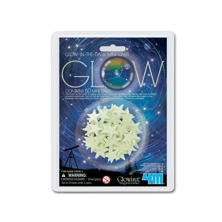 4M Pack De 60 Mini-étoiles Phosphorescentes - 5cm – Image 3