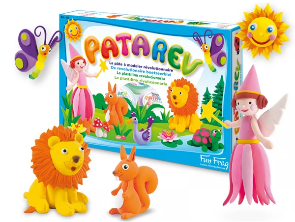 Patarev - Coffret De 6 Pots De 18 G De Pâte à Modeler