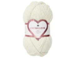 Pelote Creative Chenillove 100g - Crème 001