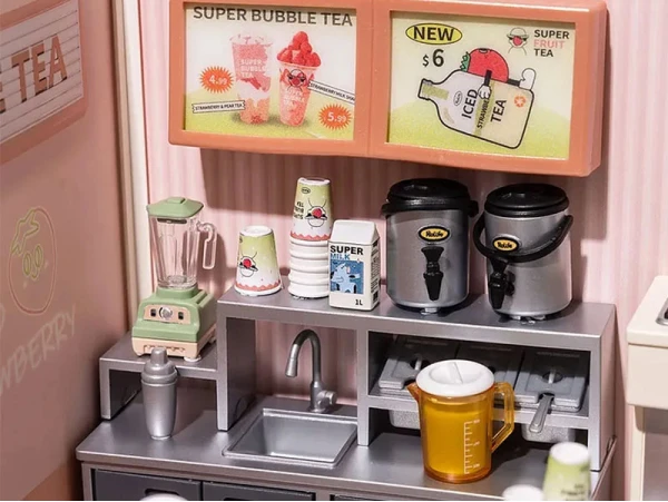 Pièce Miniature Double Joy Bubble Tea DIY - Rolife – Image 4