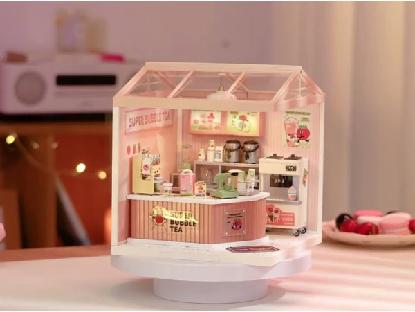 Pièce Miniature Double Joy Bubble Tea DIY - Rolife – Image 5