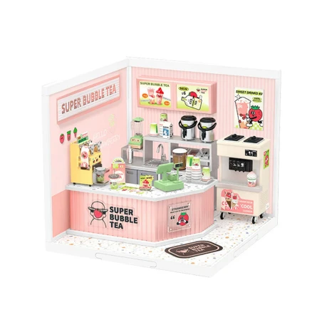 Pièce Miniature Double Joy Bubble Tea DIY - Rolife – Image 6