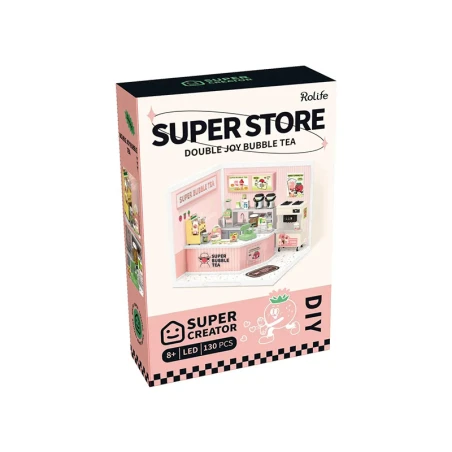 Pièce Miniature Double Joy Bubble Tea DIY - Rolife – Image 7