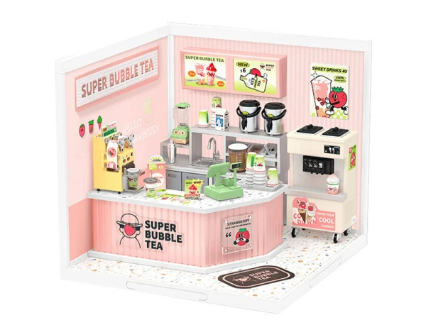 Pièce Miniature Double Joy Bubble Tea DIY - Rolife