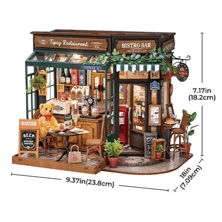 Pièce Miniature Tipsy Restaurant DIY - Rolife – Image 6