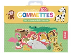 Pochette De 100 Gommettes - Les Animaux De La Savane