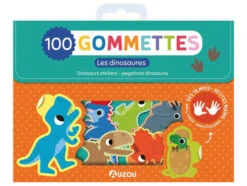 Pochette De 100 Gommettes - Les Dinosaures