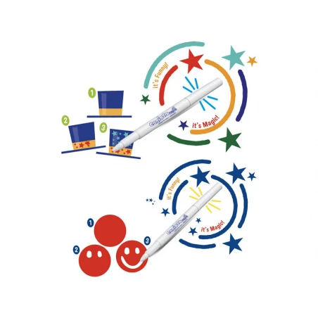 Pochette De 20 Feutres à L'encre Magique Et Effaçable - Carioca Magic Erasable & Color Change – Image 6