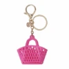 Porte-clef Sac De Plage Rétro Fuchsia - Sun Jellies