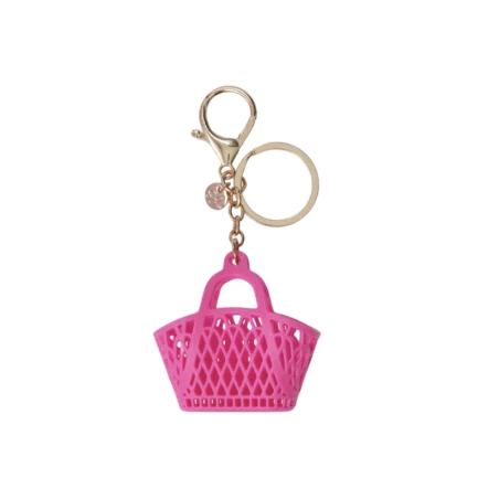 Porte-clef Sac De Plage Rétro Fuchsia - Sun Jellies – Image 4