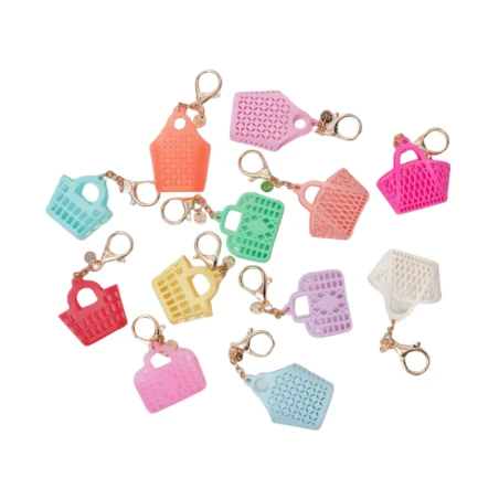 Porte-clef Sac De Plage Rétro Fuchsia - Sun Jellies – Image 5