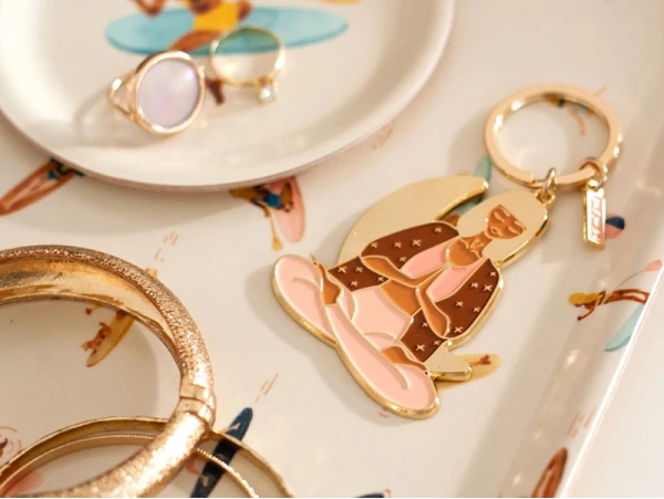 Porte-clés En émail Lotus - ATWS – Image 2