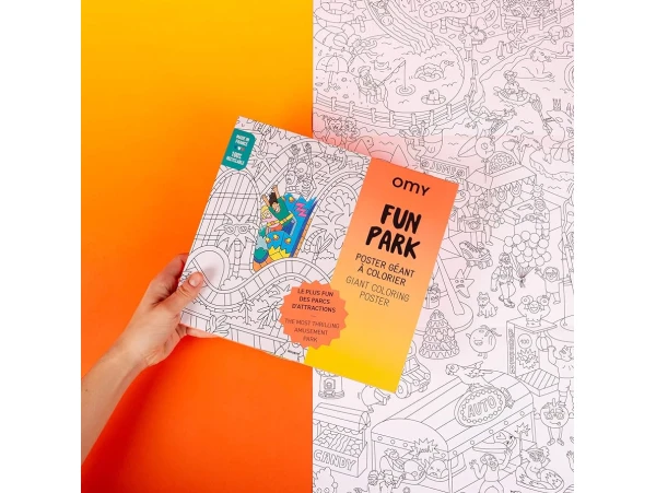 Poster Géant à Colorier Fun Park - OMY – Image 2