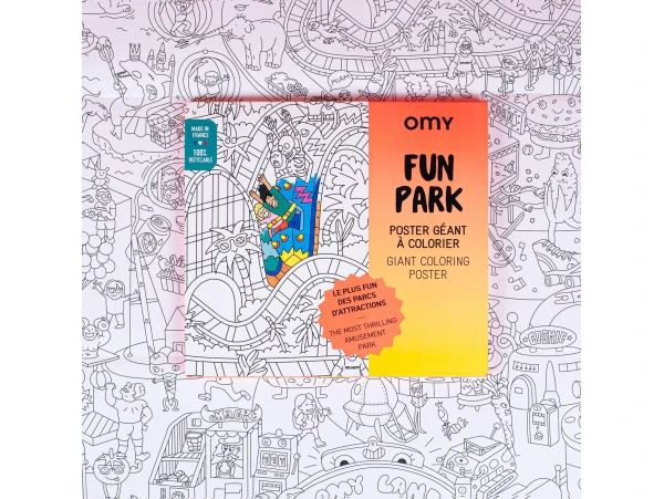 Poster Géant à Colorier Fun Park - OMY – Image 3