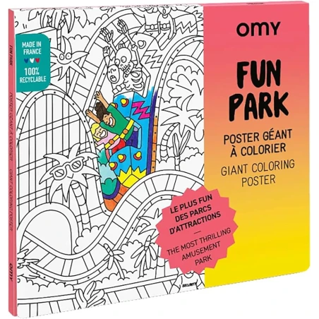 Poster Géant à Colorier Fun Park - OMY – Image 4