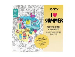Poster Géant à Colorier I LOVE Summer - OMY