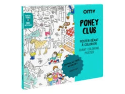 Poster Géant à Colorier Pony Club - OMY