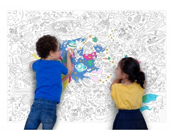 Poster Géant En Papier à Colorier - COSMOS - OMY – Image 3