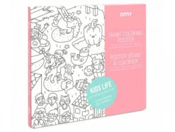 Poster Géant En Papier à Colorier - KIDS LIFE - OMY