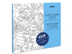 Poster Géant En Papier à Colorier - OCEAN - OMY