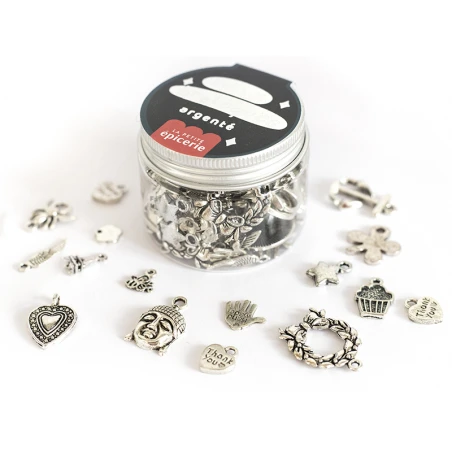 Pot De 80 Grammes - Mix De Breloques Argentées – Image 4
