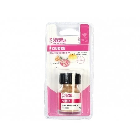 Poudre Effet Métallique Or Pour Les Créations En Pâte Polymère – Image 5