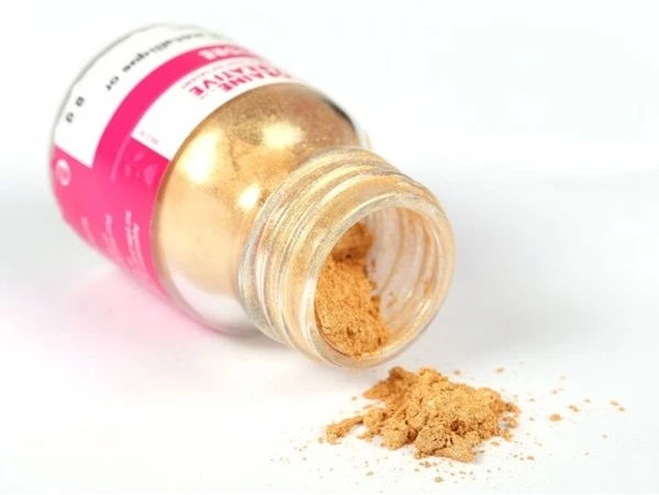 Poudre Effet Métallique Or Pour Les Créations En Pâte Polymère