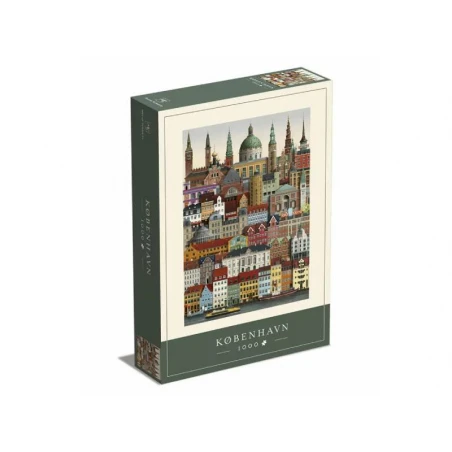 Puzzle Copenhague "Kobenhavn" - 1000 Pièces – Image 4