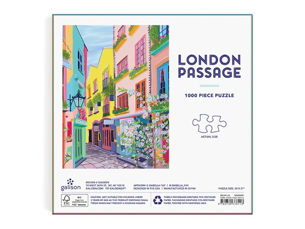 Puzzle London Passage - 1000 Pièces - Galison – Image 4