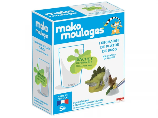 Recharge Plâtre 800g – Mako Moulages