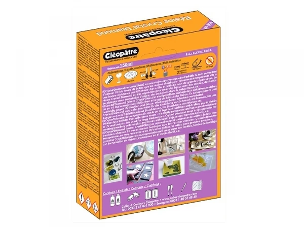 Résine D'inclusion "Crystal'Diamond" 150 ML - Transparent*Cléopatre* – Image 2