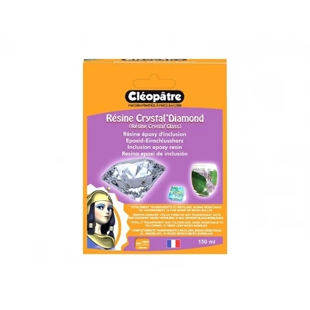 Résine D'inclusion "Crystal'Diamond" 150 ML - Transparent*Cléopatre* – Image 3