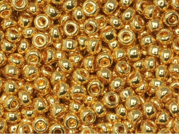 Rocailles Miyuki 11/0 24kt Gold Plated - 191