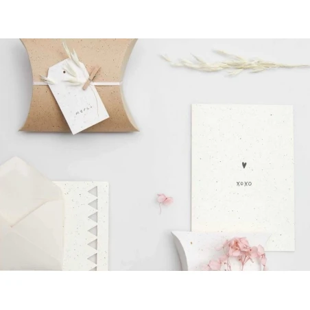 Set De 10 Cartes Avec Enveloppes En Papier Recyclé - Effet Moucheté - Rico Design – Image 4