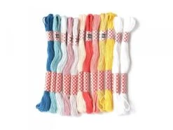 Set De 24 Fils à Broder - Pastel