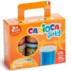 CARIOCA Set De 6 Peintures à Doigts - 6 X 80 Ml