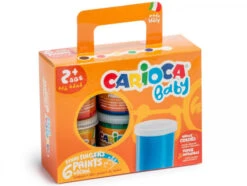 CARIOCA Set De 6 Peintures à Doigts - 6 X 80 Ml