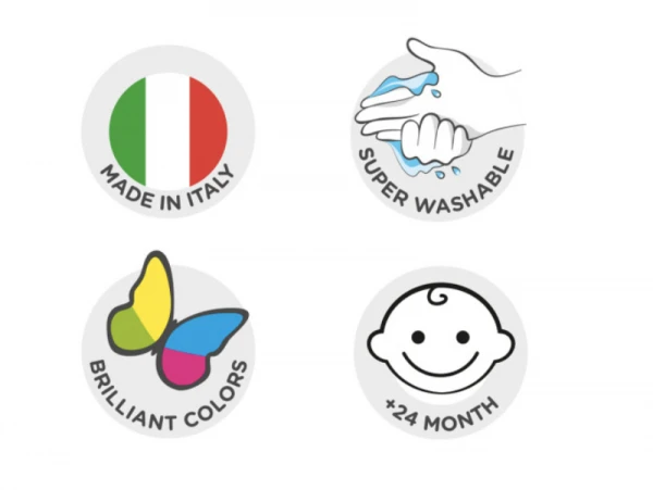 CARIOCA Set De 8 Peintures à Doigts Pour Enfants Dès 2 Ans - 8 X 50 Ml – Image 3