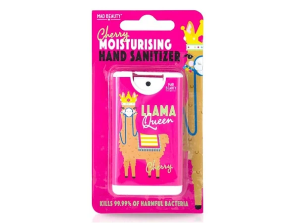 Spray Désinfectant Hydratant Pour Les Mains Lama Queen - Parfum Cerise