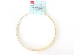 Tambour à Broder Bois Clair - 15 Cm