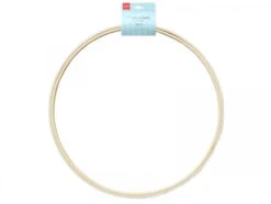 Tambour à Broder Bois Clair - 30 Cm