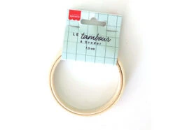 Tambour à Broder Bois Clair - 7,5 Cm