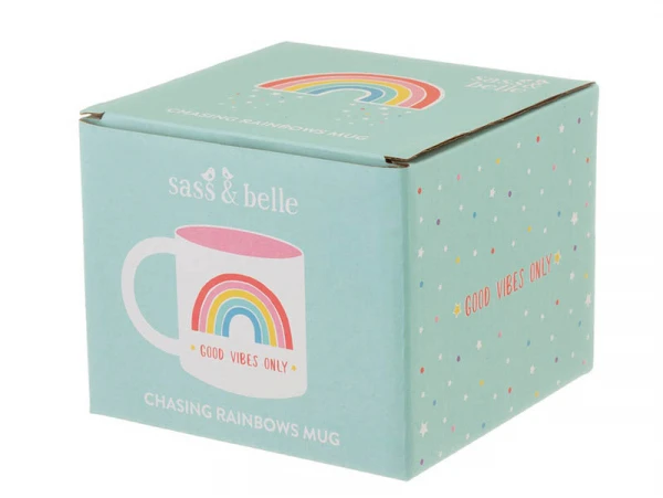 Tasse Arc-en-ciel En Porcelaine - Sass And Belle – Image 3