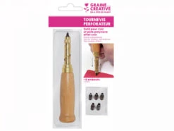 Tournevis Perforateur Cuir Avec 6 Embouts